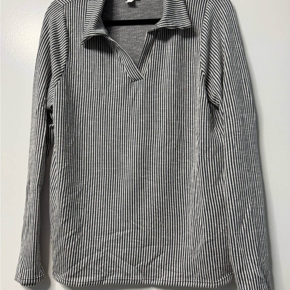 Lularoe Courtney - Striped Long Sleeve Pullover